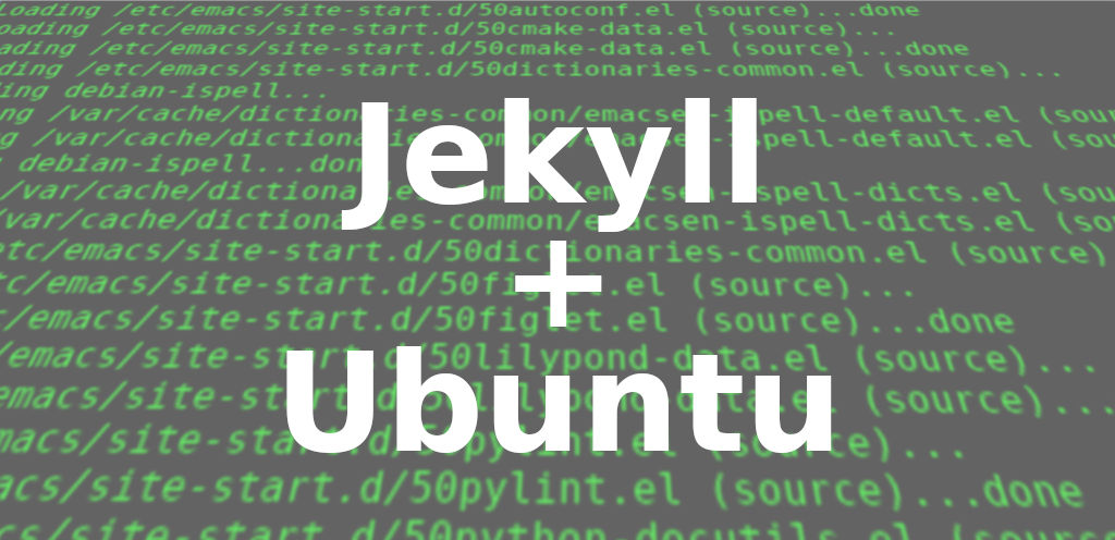 Jekyll meets Ubuntu